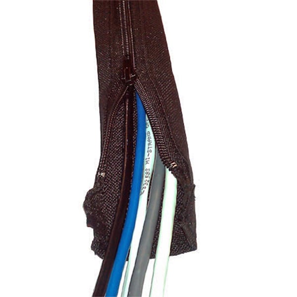 Electriduct Braided Cable Sleeve, 2-1/2 in Inside Dia., 3 ft